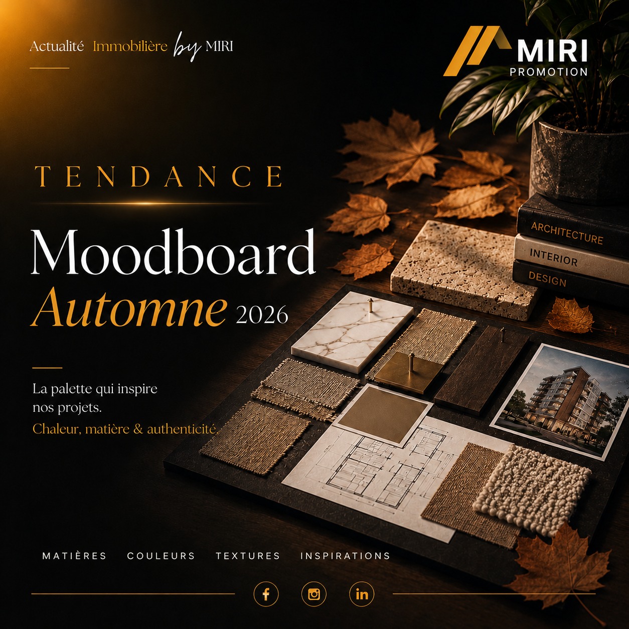 Moodboard Automne 2026 : les couleurs, matières et inspirations qui réinventent nos intérieurs